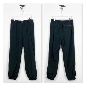 Columbia Black Nylon Hiking/Track Pants | L
